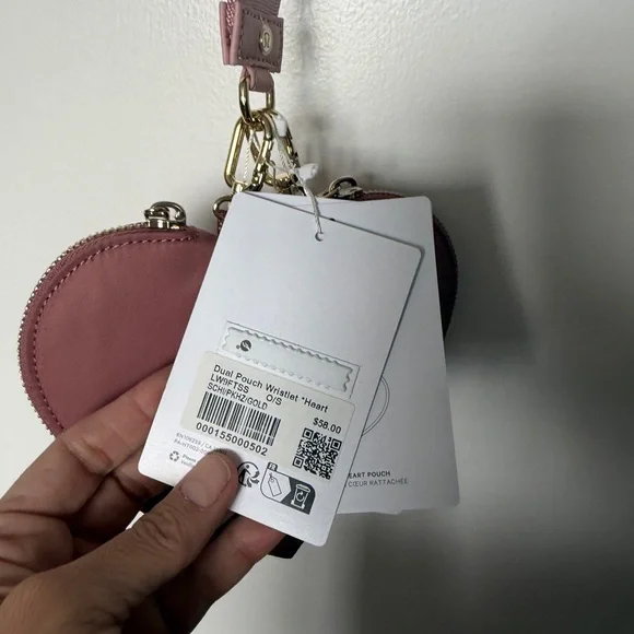 NWT Lululemon Dual Pouch Heart - Picture 6 of 12